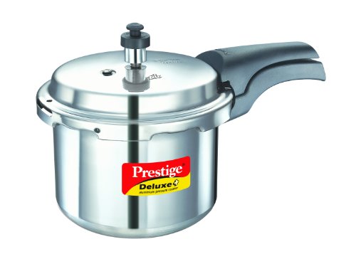 Product Cover Prestige Deluxe Plus Aluminum Pressure Cooker, 3 Liter