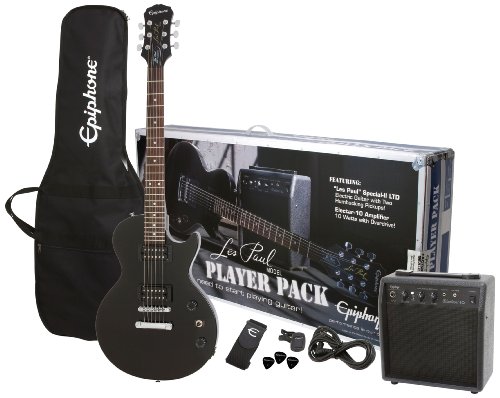 Product Cover Epiphone Les Paul Electric Guitar Player Pack (Ebony)