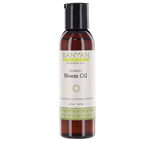Product Cover Banyan Botanicals Neem Oil - Certified Organic, 4 oz - Cooling and Soothing Skin Care