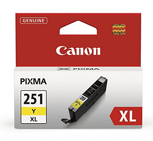 Product Cover Canon CLI-251XL Yellow Ink Tank Compatible to MG6320 , IP7220 & MG5420, MX922, MG5520, MG6420, MG7120, iX6820, iP8720, MG7520, MG6620, MG5620