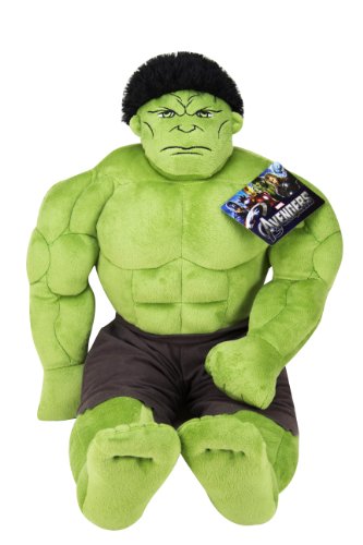 Product Cover Jay Franco Avengers Plush Stuffed Hulk Pillow Buddy - Super Soft Polyester Microfiber, 23 inch (Official Marvel Product)