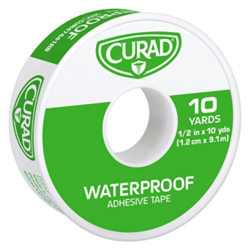 Product Cover Curad Waterproof Adhesive Tape, 1/2 inch x 10 yards (Pack of 6)