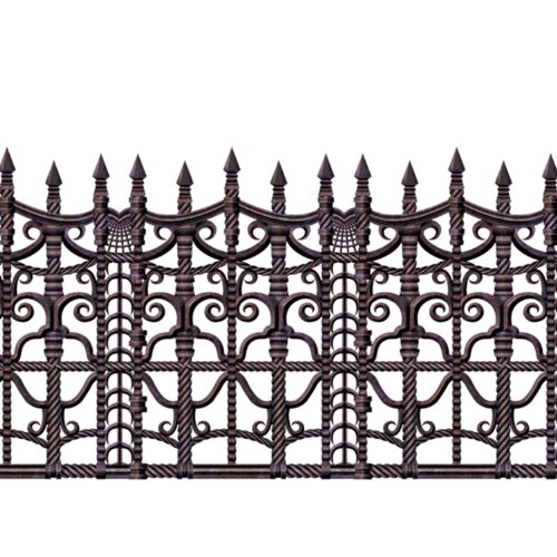 Product Cover Beistle 00908, 1 Piece Creepy Fence Border, 24