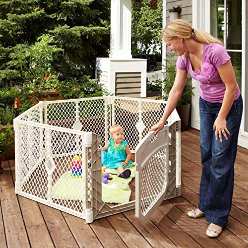 Product Cover Toddleroo by North States Superyard Ultimate 6-Panel Play Yard:Safe Play Area for Indoors or Outdoors.Folds up with Carrying Strap for Easy Travel.Freestanding.18.5 sq.ft. Enclosure (26