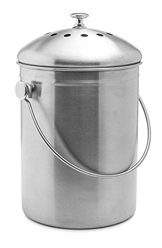 Product Cover EPICA Stainless Steel Compost Bin 1.3 Gallon-Includes Charcoal Filter