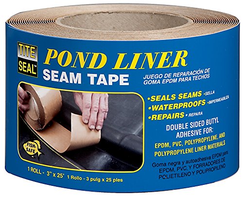 Product Cover Tite-Seal PLST325 Self Adhesive Double Sided Butyl Pond Seam Tape, 3