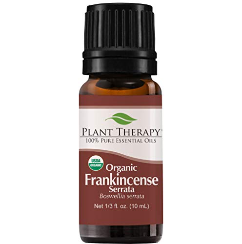 Product Cover Plant Therapy Frankincense Serrata Organic Essential Oil 100% Pure, USDA Certified Organic, Undiluted, Natural Aromatherapy, Therapeutic Grade 10 mL (⅓ oz)