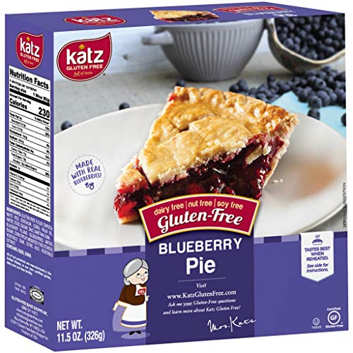 Product Cover Katz Gluten Free Personal Size Blueberry Pie | Dairy Free, Nut Free, Soy Free, Gluten Free | Kosher (1 Pack of 1 Pie, 11.5 Ounce)