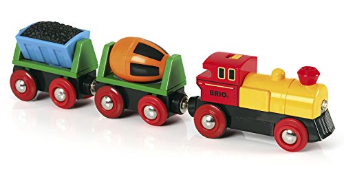 Product Cover BRIO World - 33319 Battery Operated Action Train | 3 Piece Toy Train for Kids Ages 3 and Up
