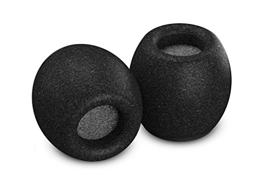 Product Cover Comply Comfort Plus Tsx-100 Memory Foam Earphone Tips, Fits Etymotic, Klipsch, Shure, Westone & More, Noise Reducing Replacement Earbud Tips, Secure Fit (Small, 3 Pairs)