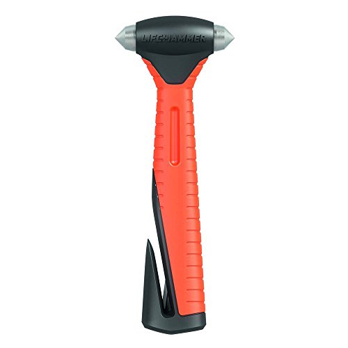 Product Cover Lifehammer Safety Hammer Plus - Emergency Escape and Rescue Hammer with Seatbelt Cutter