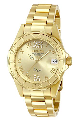Product Cover Invicta Women's 14397 Angel Analog Swiss-Quartz Gold Watch