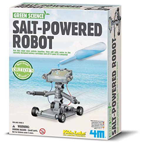 Product Cover 4M Green Science Salt Water Powered Robot Kit - Green Energy Robotics STEM Toys Educational Gift for Kids & Teens, Girls & Boys