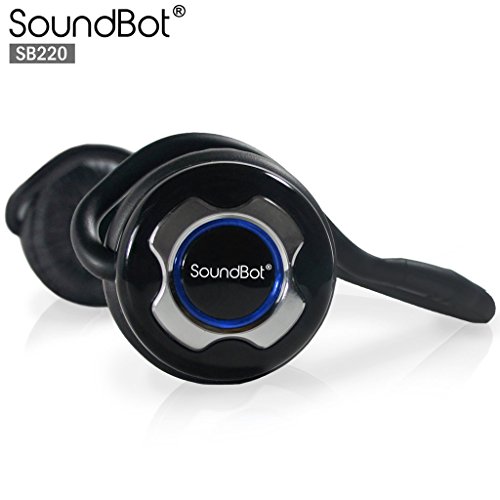 Product Cover SoundBot SB220 Bluetooth Noise-Reduction Stereo Headphone for Music Stream & HandsFree Calling w/ 20 hrs Extended Talk and Playback Time, 400 hrs Standby time, Built-in Mic, A2DP, AVRCP, Chrome