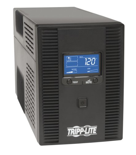 Product Cover Tripp Lite 1500VA UPS Battery Back Up AVR LCD Display 10 Outlets 120V 810W Tel & Coax Protection USB, 3 Year Warranty & $250,000 Insurance (OMNI1500LCDT)