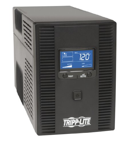 Product Cover Tripp Lite 1300VA UPS Battery Backup, AVR, LCD Display, 8 Outlets, 120V, 720W, Tel & Coax Protection, USB, 3 Year Warranty & $250,000 Insurance (SMART1300LCDT)