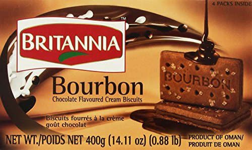 Product Cover Britannia the Original Bourbon Chocolate Flavoured Cream Biscuits, 13.7 Oz., 390 Grams