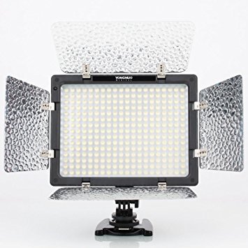 Product Cover Yongnuo Professional LED Video Light Flash YN300 With 300pcs Lamps, 4 color sheets for DSLR Camera Canon EOS