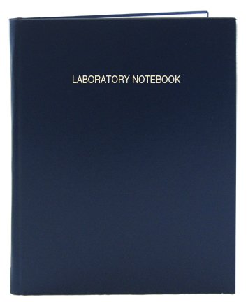 Product Cover BookFactory Lab Notebook/Laboratory Notebook - 96 Pages (.25