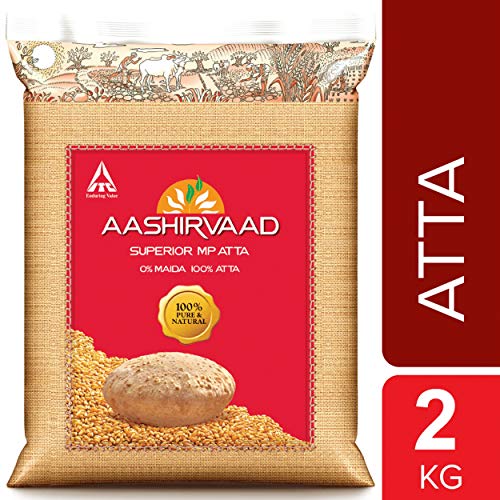 Product Cover ITC Aashirvaad Whole Wheat Atta, 100% Whole Wheat, 0% Maida -2 Kg.