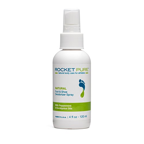 Product Cover Natural Mint Shoe Deodorizer, Foot Deodorant Spray. Fights Odor, Stink Caused by Bacteria. Spray Freshens Better Than Messy Powders, Antiperspirants, Insoles, Sneaker Balls. Use on Feet or Shoes.