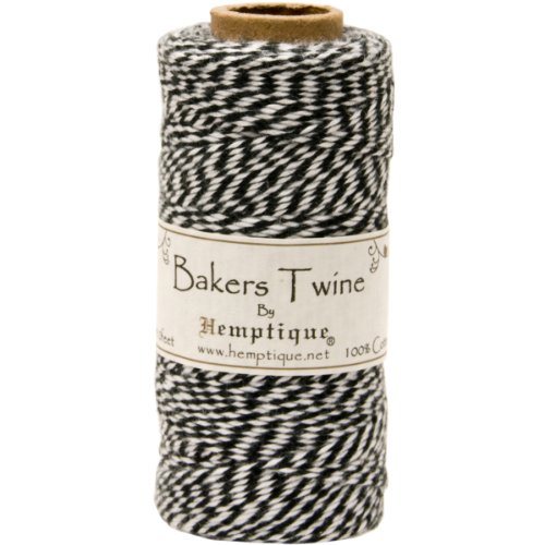 Product Cover Hemptique Cotton Baker's Twine Spool 2 Ply, 410-Feet, Black