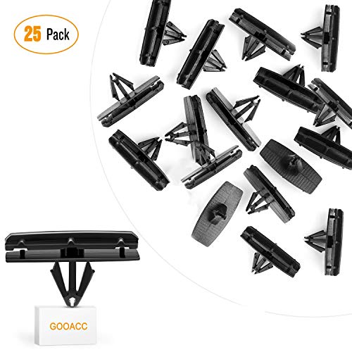 Product Cover GOOACC 25PCS Fender Flare Moulding Clips Jeep Liberty Rocker for Chrysler 55157055-AA, 55157065-AA Jeep Wrangler Jeep Liberty - 25Pack