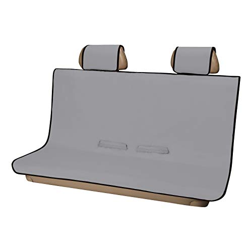 Product Cover ARIES 3146-01 Defender 58 x 55.5-Inch Grey Universal Bench Car Seat Cover Protector