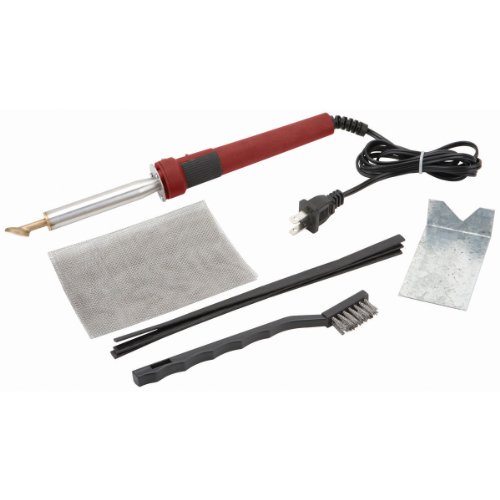 Product Cover Gino Development 01-0143 Plastic Welding Kit with Black Plastic Rods and Mesh, 80W Iron