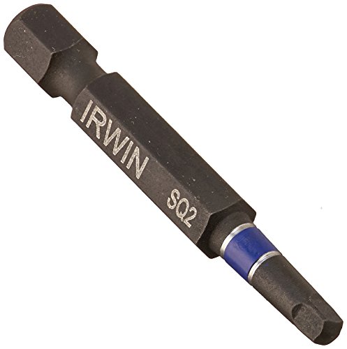 Product Cover Irwin Tools 1837478 Impact Performance Series Square Recess Power Bit #2 (5 Pack), 2
