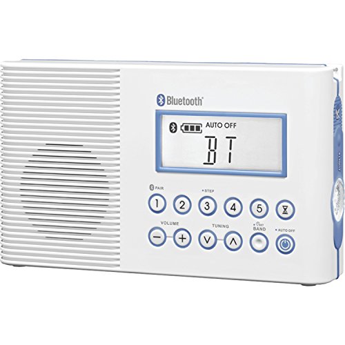 Product Cover Sangean H202 Portable AM/FM/Weather Alert/ Bluetooth Digital Tuning Waterproof Shower Radio