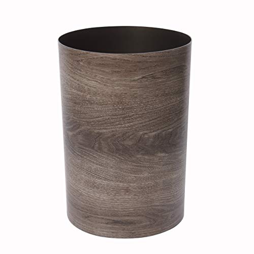 Product Cover Umbra Treela Small Trash Can - Durable Garbage Can Waste Basket for Bathroom, Bedroom, Office and More | 4.75 Gallon Capacity with Stylish Barn Wood Exterior Finish