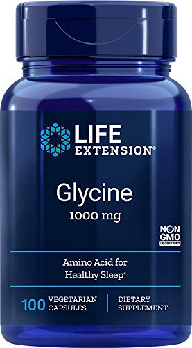 Product Cover Life Extension Glycine 1000 mg, 100 Vegetarian Capsules