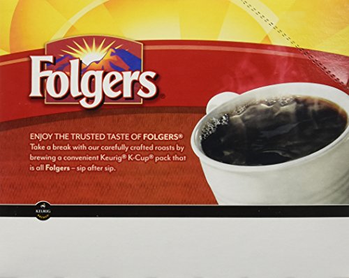 Product Cover Folger's Gourmet Selections, Black Silk Coffee K-Cup Portion Packs for Keurig Brewers (48 Count)