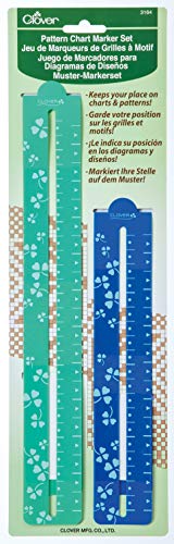 Product Cover CLOVER 3164 Pattern Chart Magnetic Gage Place Marker Set, 8-1/2-Inch and 11-3/4-Inch