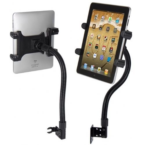 Product Cover Tablet Mount for Car, Hands-Free Robust Seat Rail Tablet car Holder for Apple iPad Mini iPad Air iPad Pro, Samsung Galaxy TAB A E S4 S3 (7-15