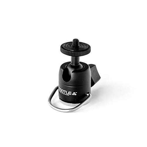 Product Cover Grifiti Nootle D-Ring Mini Ball Head Works with iPad Tripod Mounts, Cameras, iPhone Holders, Brackets, Music Stands, and Photography Light Stands