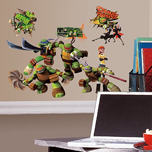 Product Cover RoomMates Teenage Mutant Ninja Turtles Peel and Stick Wall Decals - RMK2246SCS