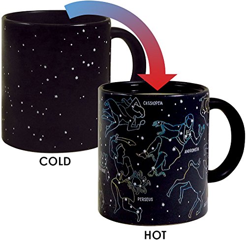 Product Cover The Unemployed Philosophers Guild Heat Changing Constellation Mug - Add Coffee or Tea and 11 Constellations Appear - Comes in a Fun Gift Box