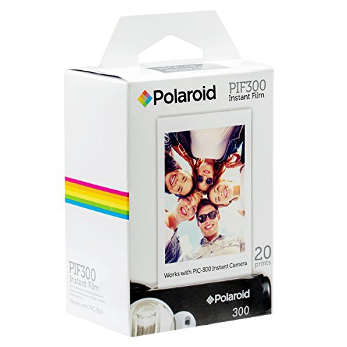 Product Cover Polaroid PIF300 Instant Film Replacement - Designed for use with Fujifilm Instax Mini and PIC 300 Cameras (20 Sheets)