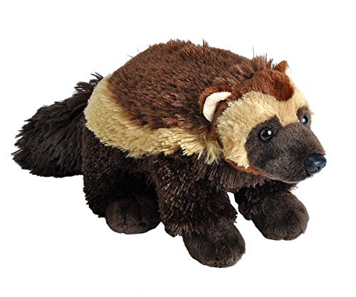 Product Cover Wild Republic Wolverine Plush, Stuffed Animal, Plush Toy, Gifts for Kids, Cuddlekins 12 Inches