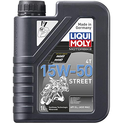 Product Cover Liqui Moly 2555 Motorbike 4T 15W-50 Street Engine Oil - 1 Liter