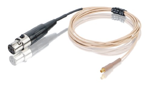 Product Cover Countryman E6CABLEL1SL  Aramid-Reinforced E6 Series Earset Snap-On Cable for Shure/Carvin/JTS/Trantec Transmitters (Light Beige)