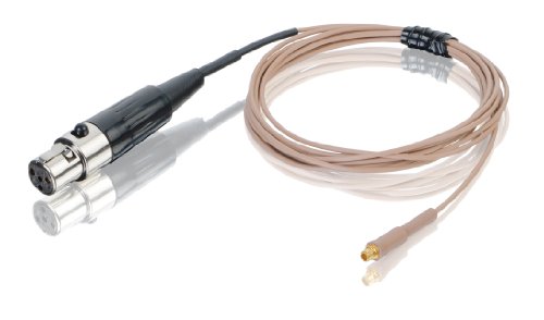 Product Cover Countryman E6CABLET2SL  Duramax Aramid-Reinforced E6 Series Earset Snap-On Cable for Shure/Carvin/JTS/Trantec Transmitters (Tan)