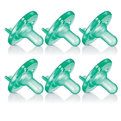 Product Cover Philips AVENT BPA Free Soothie Pacifier, Green, 3+ Months, 6 pack