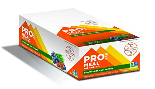 Product Cover PROBAR - Meal Bar, Superberry and Greens, Non-GMO, Gluten-Free, Certified Organic, Healthy, Plant-Based Whole Food Ingredients, Natural Energy (12 Count)
