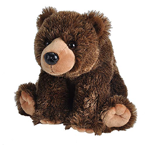 Product Cover Wild Republic Grizzly Bear Plush, Stuffed Animal, Plush Toy, Gifts for Kids, Cuddlekins 12 Inches