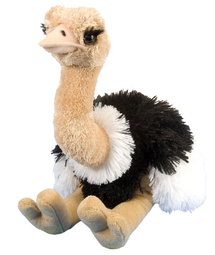 Product Cover Wild Republic Ostrich Plush, Stuffed Animal, Plush Toy, Gifts for Kids, Cuddlekins 12 Inches