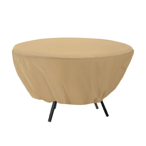 Product Cover Classic Accessories Terrazzo Round Patio Table Cover, Amazon Frustration-Free
