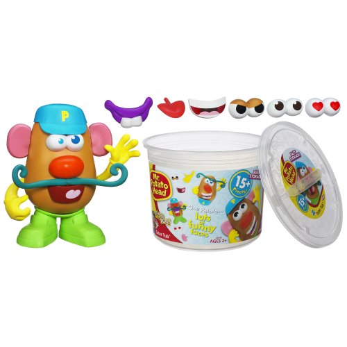 Product Cover Playskool Mr. Potato Head Tater Tub Set Parts and Pieces Container Toddler Toy for Kids